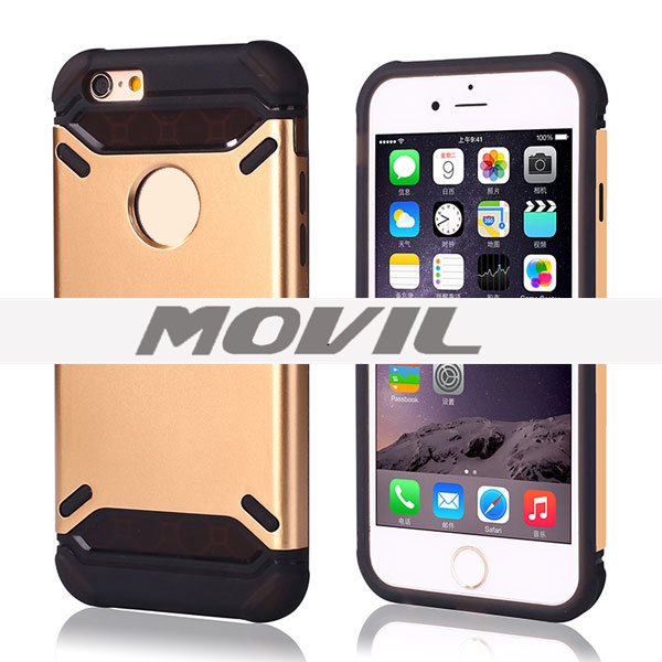 NP-2167 Combinación tpu   pc funda para Apple iPhone 6-0